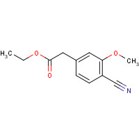 1255207-16-9 ethyl 2-(4-cyano-3-methoxyphenyl)acetate chemical structure