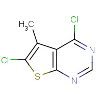56844-14-5 4,6-dichloro-5-methylthieno[2,3-d]pyrimidine chemical structure