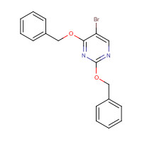 41244-53-5 5-bromo-2,4-bis(phenylmethoxy)pyrimidine chemical structure