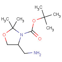 842145-60-2 tert-butyl 4-(aminomethyl)-2,2-dimethyl-1,3-oxazolidine-3-carboxylate chemical structure