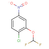 40319-62-8 1-chloro-2-(difluoromethoxy)-4-nitrobenzene chemical structure