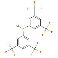 142421-57-6 bis[3,5-bis(trifluoromethyl)phenyl]-chlorophosphane chemical structure