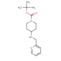 885274-56-6 tert-butyl 4-(pyridin-2-ylmethylamino)piperidine-1-carboxylate chemical structure