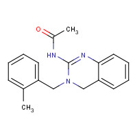 75064-11-8 N-[3-[(2-methylphenyl)methyl]-4H-quinazolin-2-yl]acetamide chemical structure