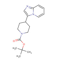 301221-19-2 tert-butyl 4-imidazo[1,2-a]pyridin-3-ylpiperidine-1-carboxylate chemical structure