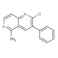 1238324-09-8 2-chloro-5-methyl-3-phenyl-1,6-naphthyridine chemical structure