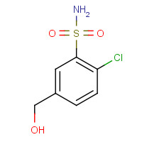90196-34-2 2-chloro-5-(hydroxymethyl)benzenesulfonamide chemical structure