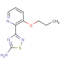 1179360-75-8 3-(3-propoxypyridin-2-yl)-1,2,4-thiadiazol-5-amine chemical structure