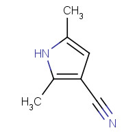26187-29-1 2,5-dimethyl-1H-pyrrole-3-carbonitrile chemical structure