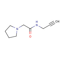 946505-79-9 N-prop-2-ynyl-2-pyrrolidin-1-ylacetamide chemical structure