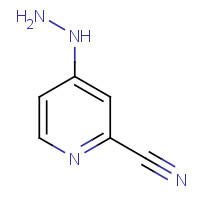 1256585-86-0 4-hydrazinylpyridine-2-carbonitrile chemical structure