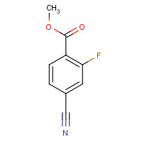 175596-01-7 methyl 4-cyano-2-fluorobenzoate chemical structure