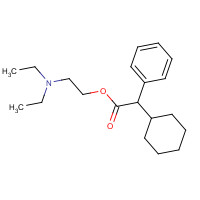 1679-76-1 2-(diethylamino)ethyl 2-cyclohexyl-2-phenylacetate chemical structure