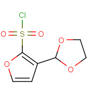 886851-63-4 3-(1,3-dioxolan-2-yl)furan-2-sulfonyl chloride chemical structure