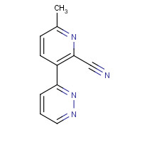 1228431-02-4 6-methyl-3-pyridazin-3-ylpyridine-2-carbonitrile chemical structure