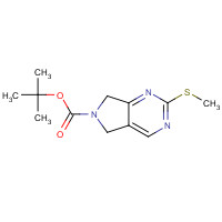 365996-86-7 tert-butyl 2-methylsulfanyl-5,7-dihydropyrrolo[3,4-d]pyrimidine-6-carboxylate chemical structure