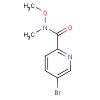 1211592-38-9 5-bromo-N-methoxy-N-methylpyridine-2-carboxamide chemical structure