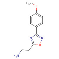 885953-52-6 2-[3-(4-methoxyphenyl)-1,2,4-oxadiazol-5-yl]ethanamine chemical structure