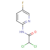 720720-58-1 2,2-dichloro-N-(5-fluoropyridin-2-yl)acetamide chemical structure