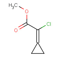 82979-45-1 methyl 2-chloro-2-cyclopropylideneacetate chemical structure