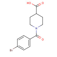 693237-87-5 1-(4-bromobenzoyl)piperidine-4-carboxylic acid chemical structure