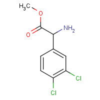 185110-25-2 methyl 2-amino-2-(3,4-dichlorophenyl)acetate chemical structure