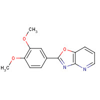 52333-58-1 2-(3,4-dimethoxyphenyl)-[1,3]oxazolo[4,5-b]pyridine chemical structure