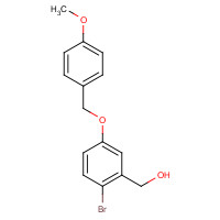 950505-62-1 [2-bromo-5-[(4-methoxyphenyl)methoxy]phenyl]methanol chemical structure
