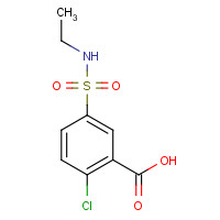 74138-29-7 2-chloro-5-(ethylsulfamoyl)benzoic acid chemical structure
