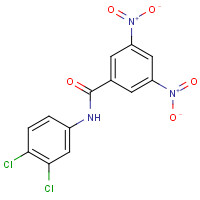 282091-60-5 N-(3,4-dichlorophenyl)-3,5-dinitrobenzamide chemical structure
