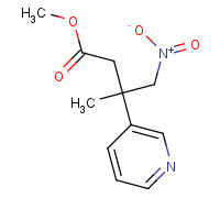 1225218-50-7 methyl 3-methyl-4-nitro-3-pyridin-3-ylbutanoate chemical structure