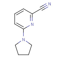 160017-13-0 6-pyrrolidin-1-ylpyridine-2-carbonitrile chemical structure