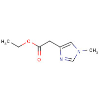 916792-95-5 ethyl 2-(1-methylimidazol-4-yl)acetate chemical structure