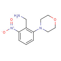 630411-13-1 (2-morpholin-4-yl-6-nitrophenyl)methanamine chemical structure