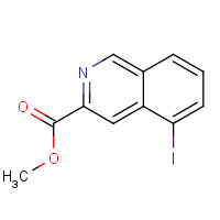 1005029-80-0 methyl 5-iodoisoquinoline-3-carboxylate chemical structure