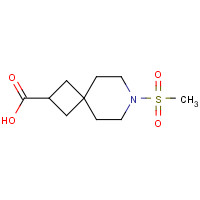 1227610-34-5 7-methylsulfonyl-7-azaspiro[3.5]nonane-2-carboxylic acid chemical structure