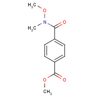 203442-83-5 methyl 4-[methoxy(methyl)carbamoyl]benzoate chemical structure