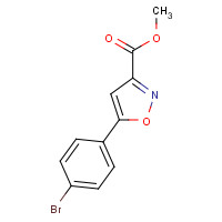 517870-15-4 methyl 5-(4-bromophenyl)-1,2-oxazole-3-carboxylate chemical structure