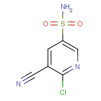 1257044-78-2 6-chloro-5-cyanopyridine-3-sulfonamide chemical structure