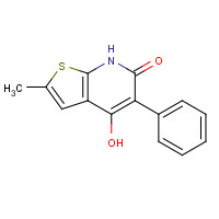 179337-84-9 4-hydroxy-2-methyl-5-phenyl-7H-thieno[2,3-b]pyridin-6-one chemical structure