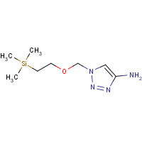 1611444-57-5 1-(2-trimethylsilylethoxymethyl)triazol-4-amine chemical structure