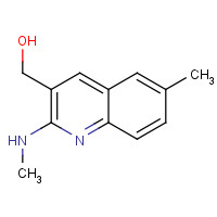 1393579-29-7 [6-methyl-2-(methylamino)quinolin-3-yl]methanol chemical structure