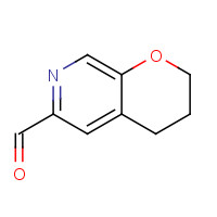 527681-61-4 3,4-dihydro-2H-pyrano[2,3-c]pyridine-6-carbaldehyde chemical structure