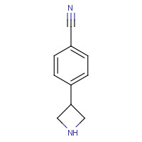 7215-03-4 4-(azetidin-3-yl)benzonitrile chemical structure