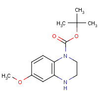 887590-30-9 tert-butyl 6-methoxy-3,4-dihydro-2H-quinoxaline-1-carboxylate chemical structure