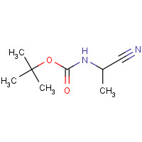 141041-80-7 tert-butyl N-(1-cyanoethyl)carbamate chemical structure