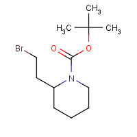 210564-52-6 tert-butyl 2-(2-bromoethyl)piperidine-1-carboxylate chemical structure