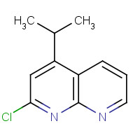 1285387-91-8 2-chloro-4-propan-2-yl-1,8-naphthyridine chemical structure
