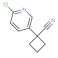 485828-75-9 1-(6-chloropyridin-3-yl)cyclobutane-1-carbonitrile chemical structure