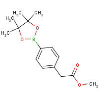 454185-98-9 methyl 2-[4-(4,4,5,5-tetramethyl-1,3,2-dioxaborolan-2-yl)phenyl]acetate chemical structure